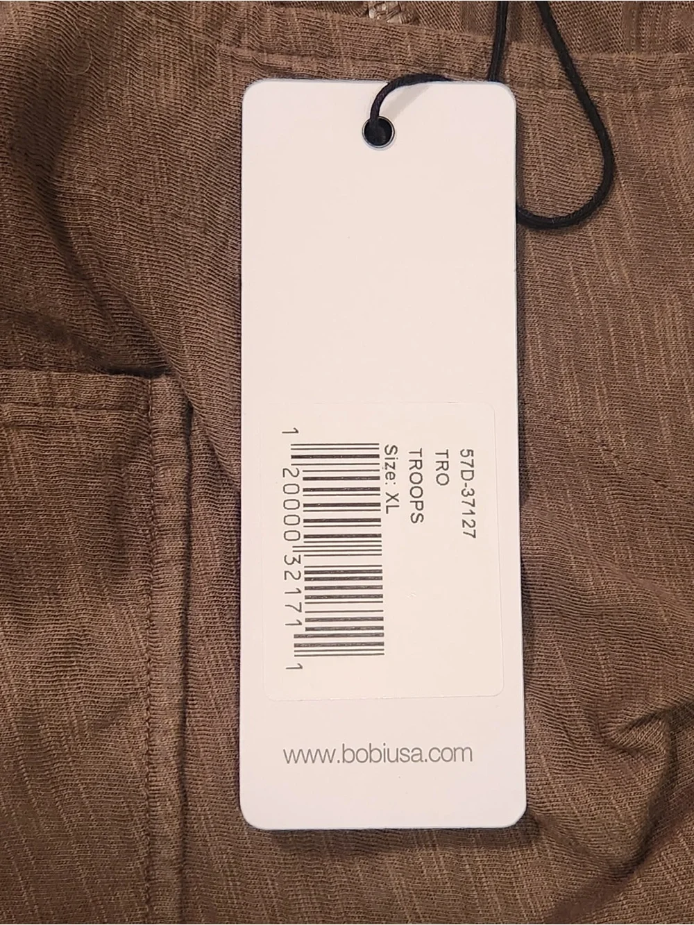 NWT bobi Los Angeles Women’s Cropped Cotton Gauze Short Sleeve Top Summer - Picture 5 of 6